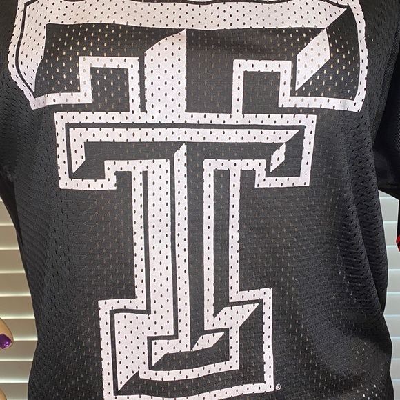 PINK Victoria's Secret Collegiate Collection Texas Tech Mesh Jersey Size XS NWOT - Picture 2 of 6